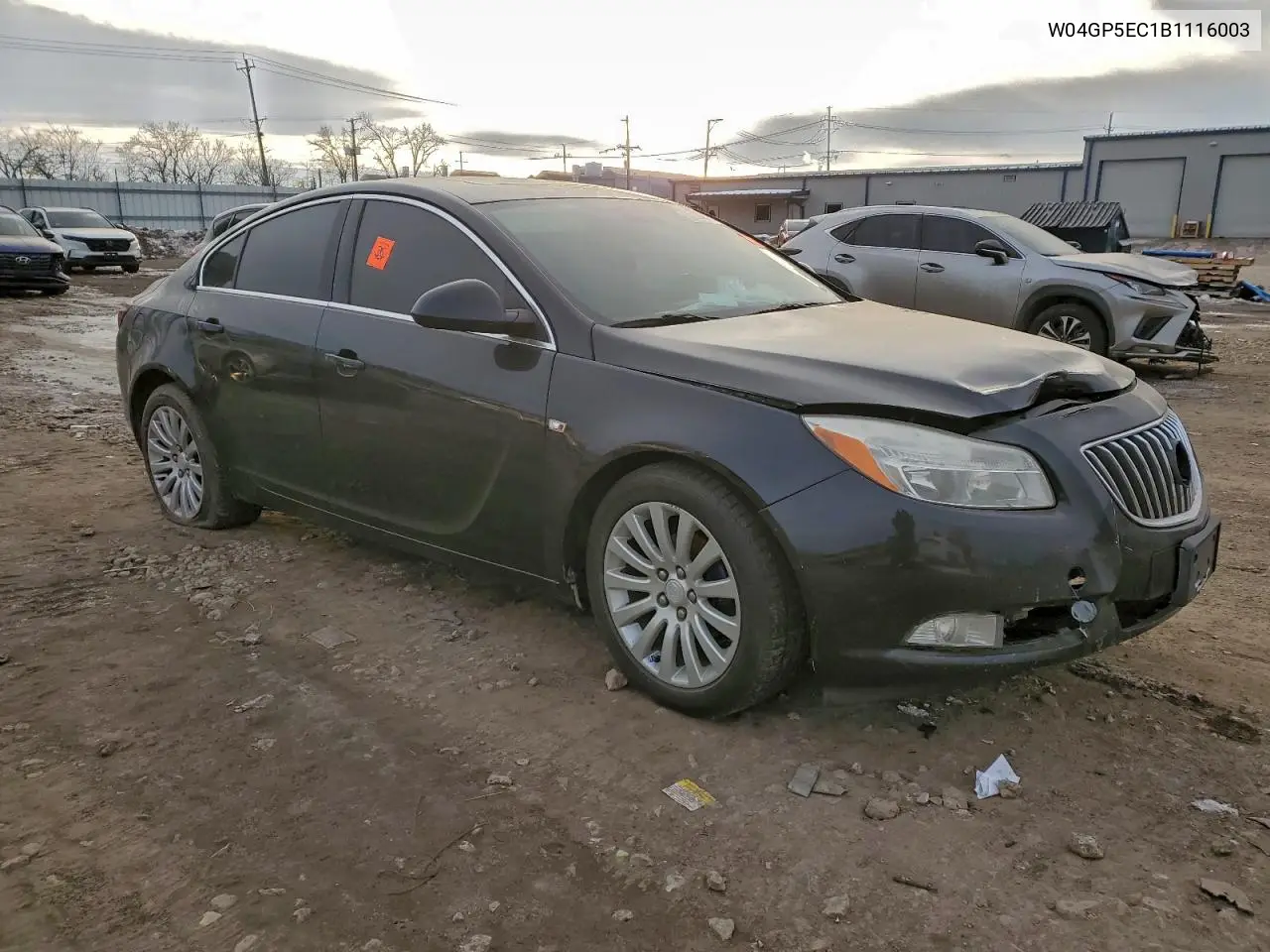 W04GP5EC1B1116003 2011 Buick Regal Cxl
