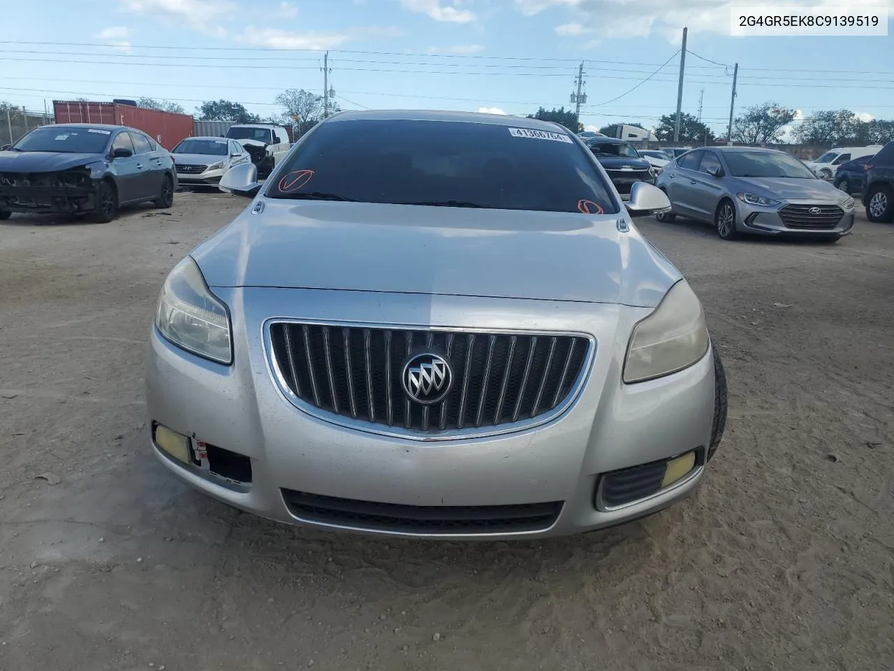 2012 Buick Regal VIN: 2G4GR5EK8C9139519 Lot: 41366764