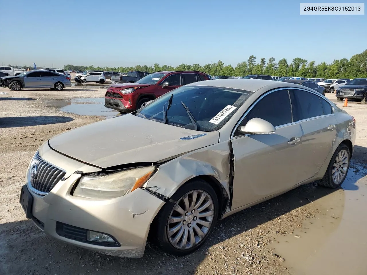 2012 Buick Regal VIN: 2G4GR5EK8C9152013 Lot: 51702244