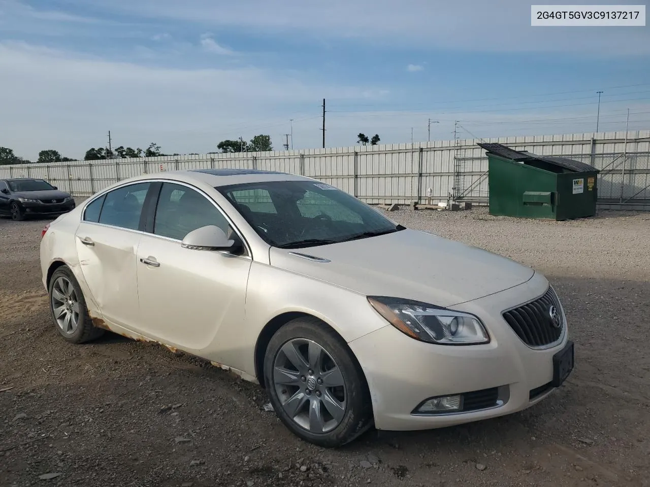 2012 Buick Regal Premium VIN: 2G4GT5GV3C9137217 Lot: 56629474