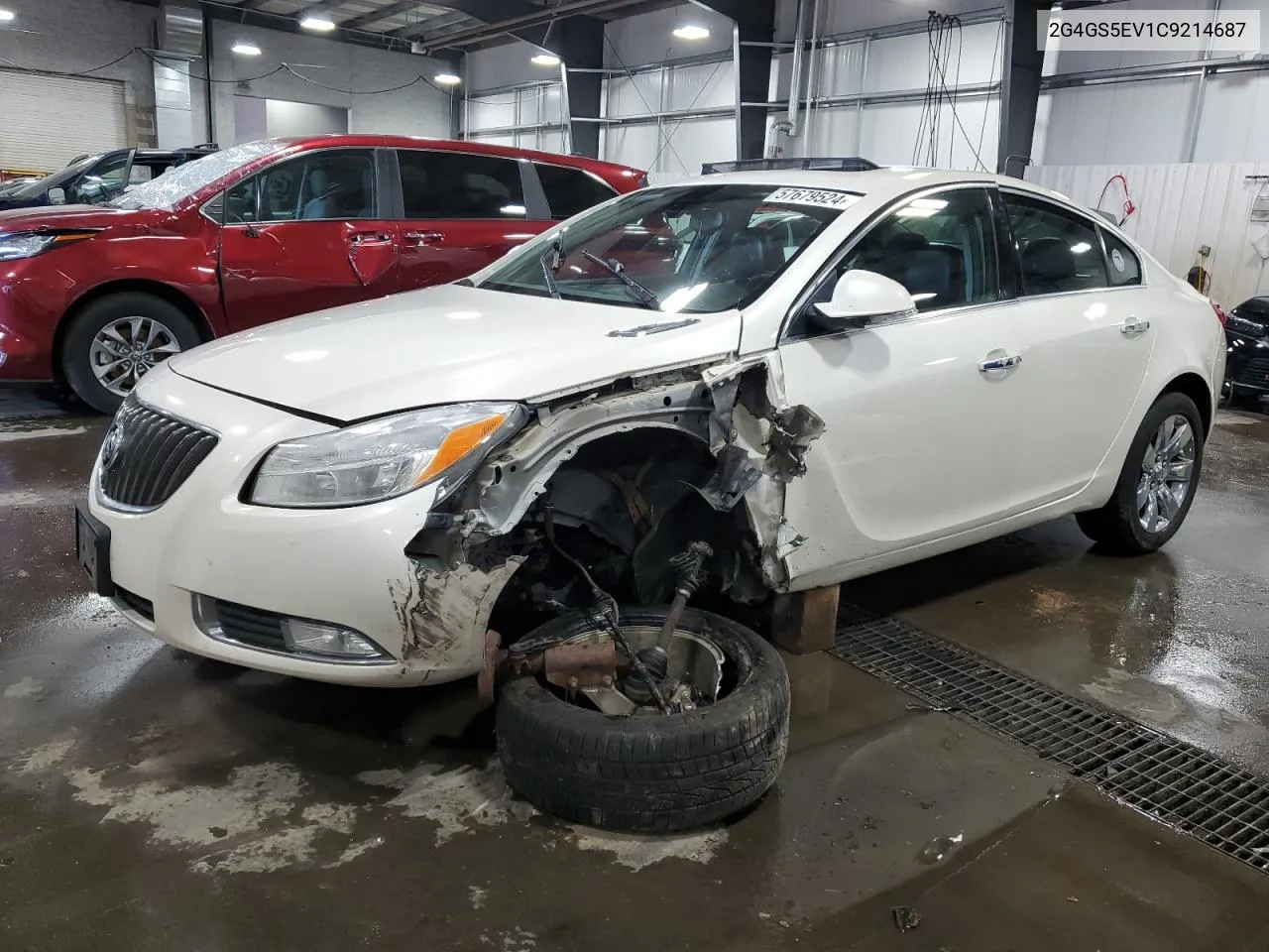 2012 Buick Regal Premium VIN: 2G4GS5EV1C9214687 Lot: 57679524