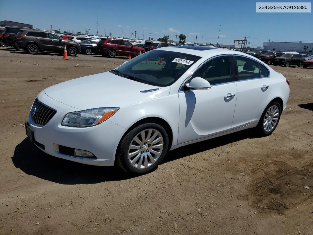 2012 Buick Regal Premium VIN: 2G4GS5EK7C9126880 Lot: 58869454