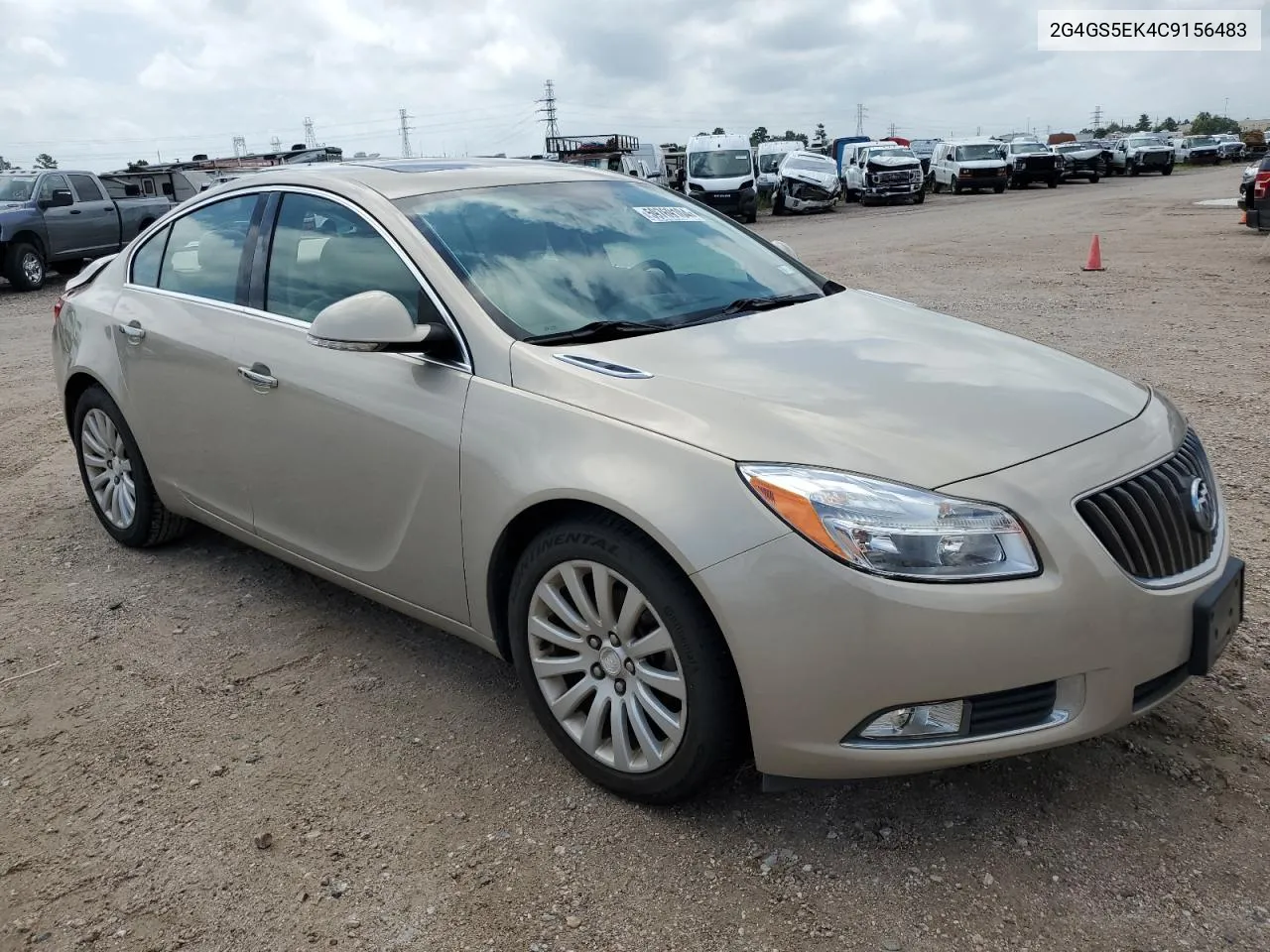 2012 Buick Regal Premium VIN: 2G4GS5EK4C9156483 Lot: 59769104