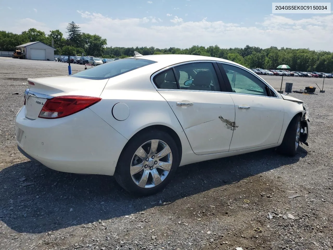 2012 Buick Regal Premium VIN: 2G4GS5EK0C9150034 Lot: 62314034