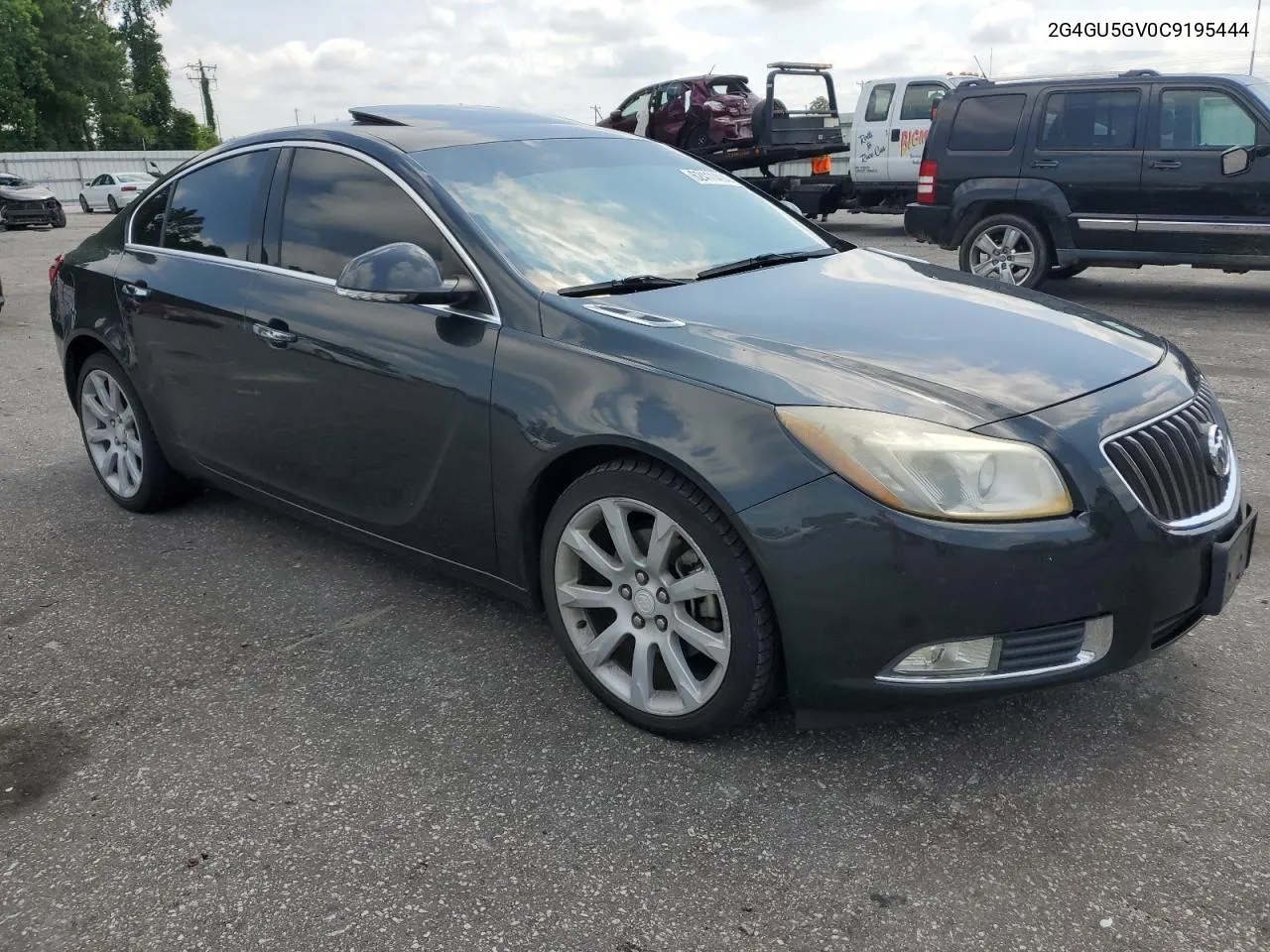 2012 Buick Regal Premium VIN: 2G4GU5GV0C9195444 Lot: 62411414