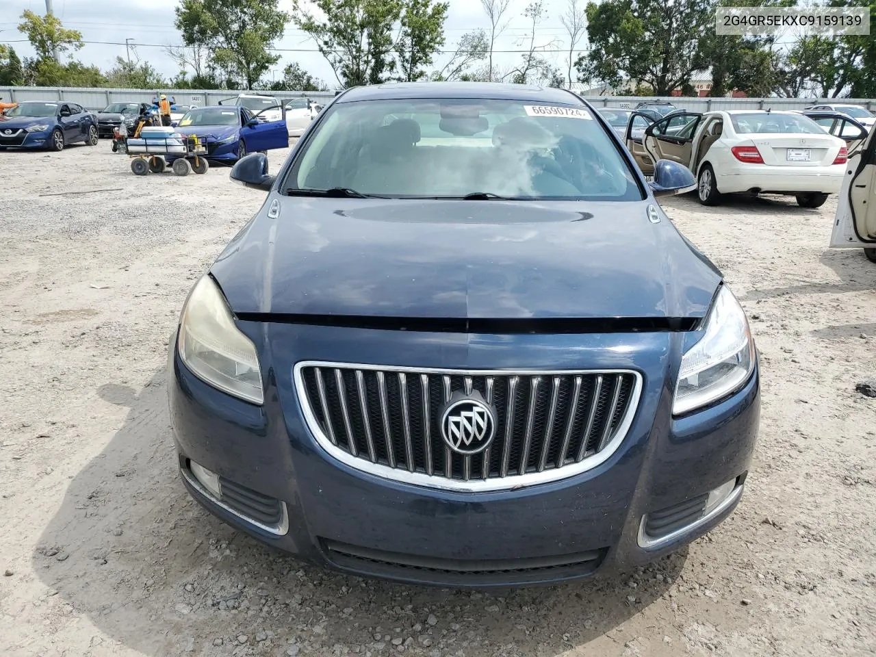 2012 Buick Regal VIN: 2G4GR5EKXC9159139 Lot: 66590724