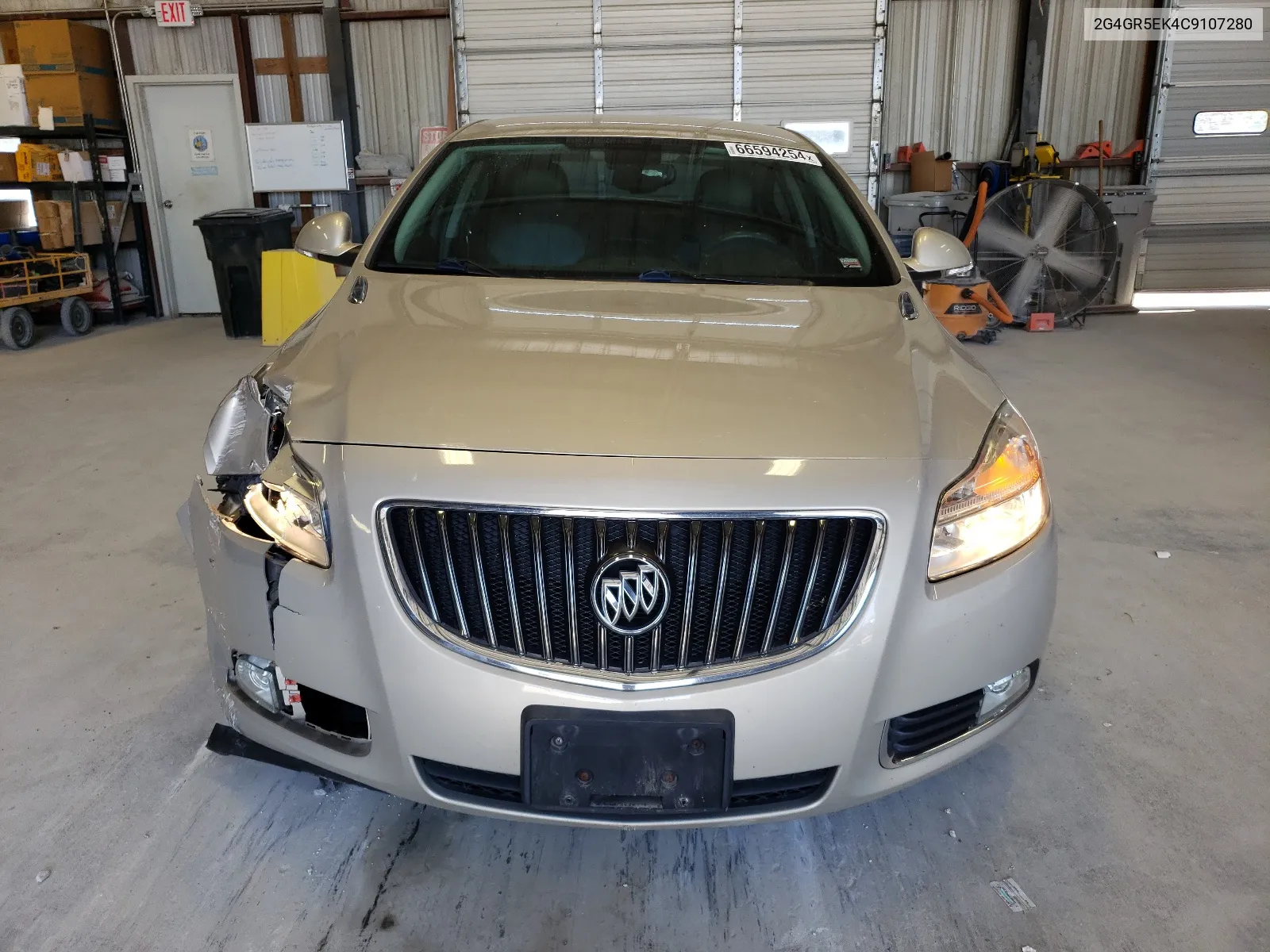 2012 Buick Regal VIN: 2G4GR5EK4C9107280 Lot: 66594254