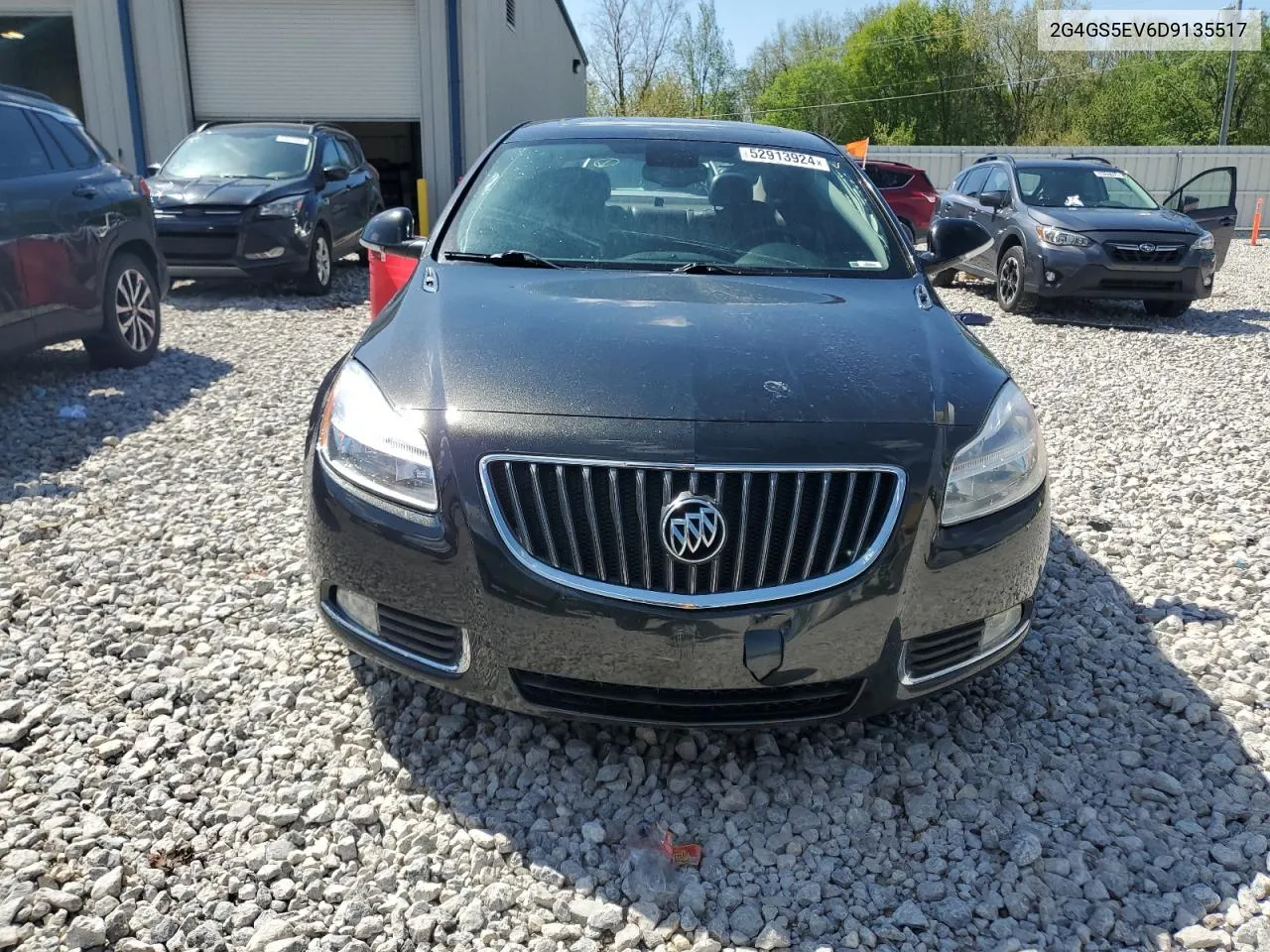 2013 Buick Regal Premium VIN: 2G4GS5EV6D9135517 Lot: 52913924