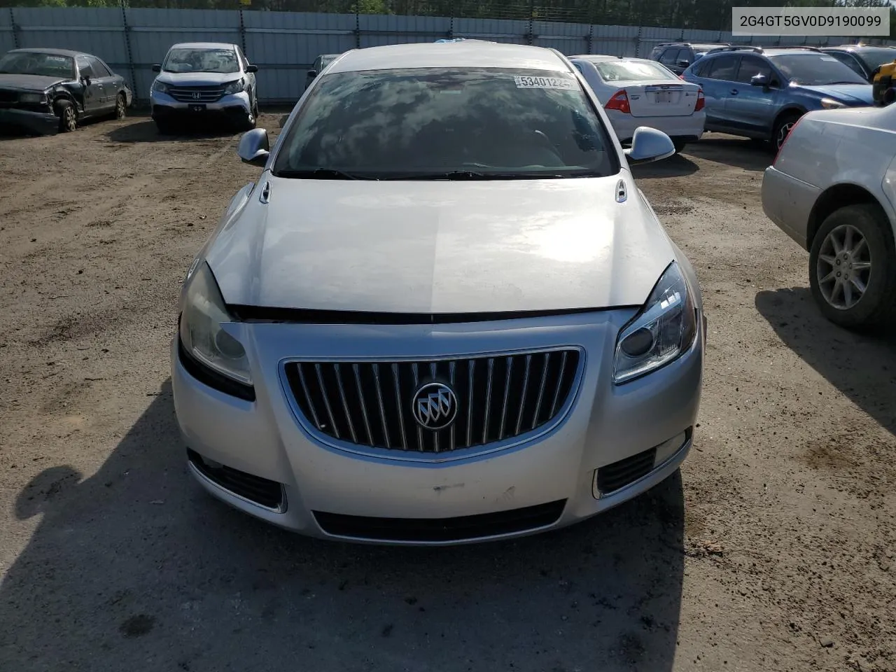 2013 Buick Regal Premium VIN: 2G4GT5GV0D9190099 Lot: 53401224