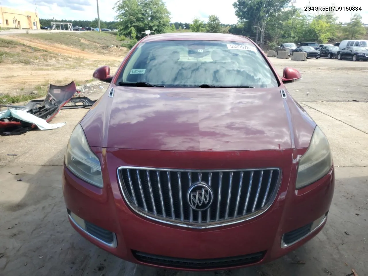 2013 Buick Regal VIN: 2G4GR5ER7D9150834 Lot: 55399784