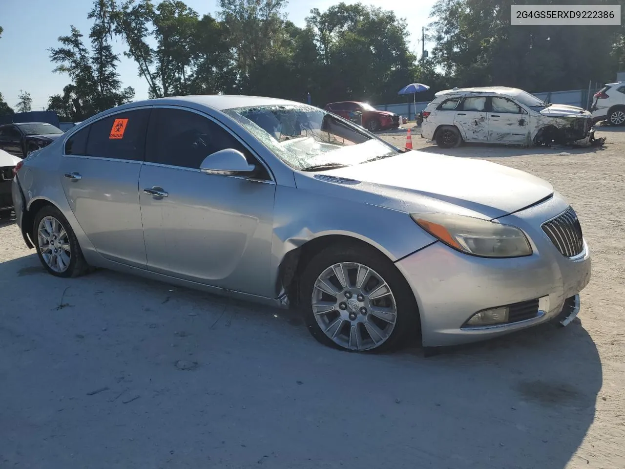 2013 Buick Regal Premium VIN: 2G4GS5ERXD9222386 Lot: 56663564