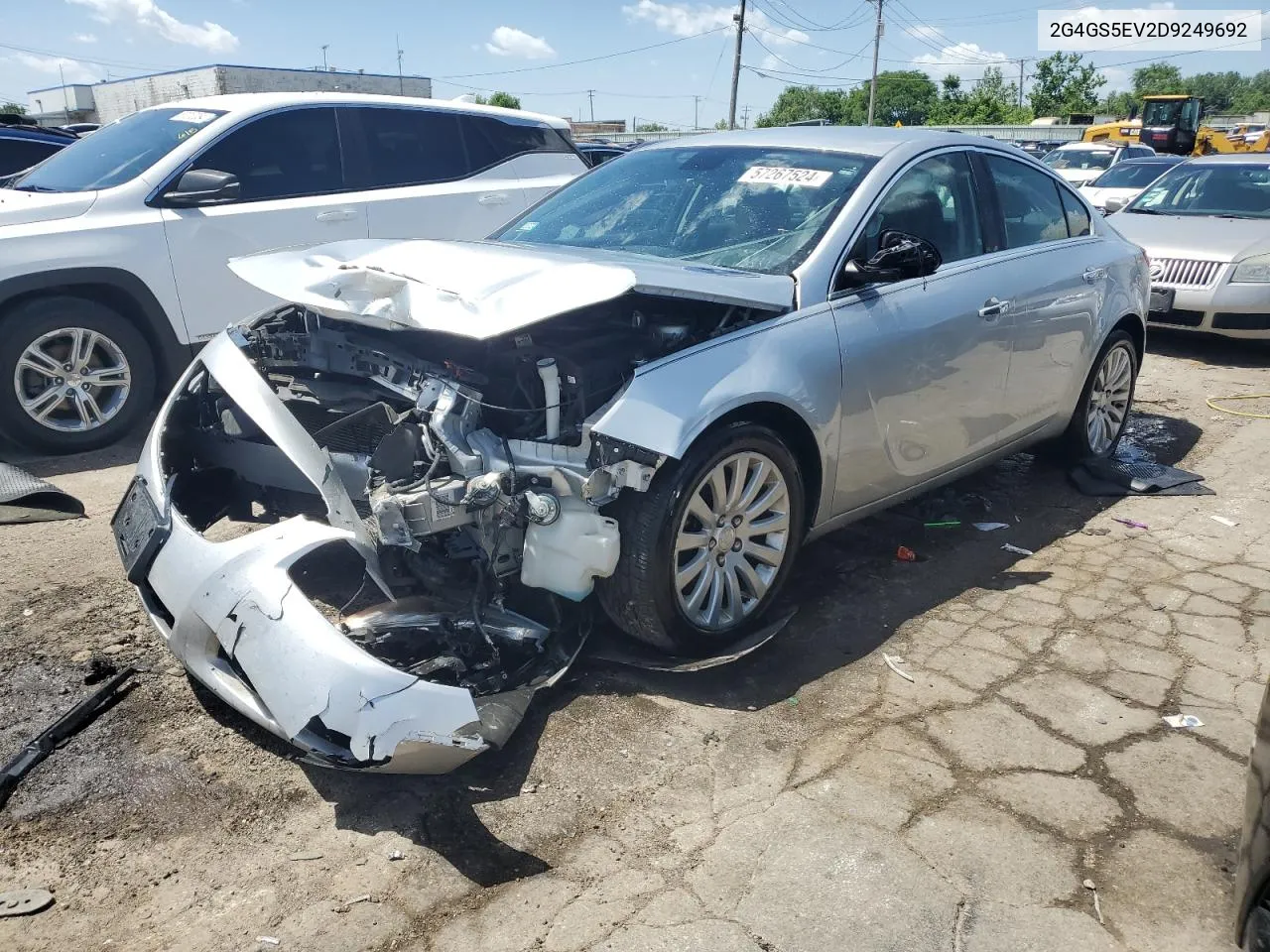 2013 Buick Regal Premium VIN: 2G4GS5EV2D9249692 Lot: 57267524