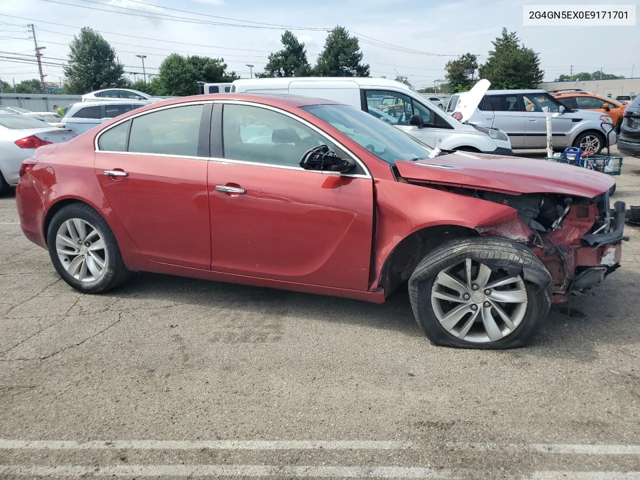 2014 Buick Regal Premium VIN: 2G4GN5EX0E9171701 Lot: 59450384