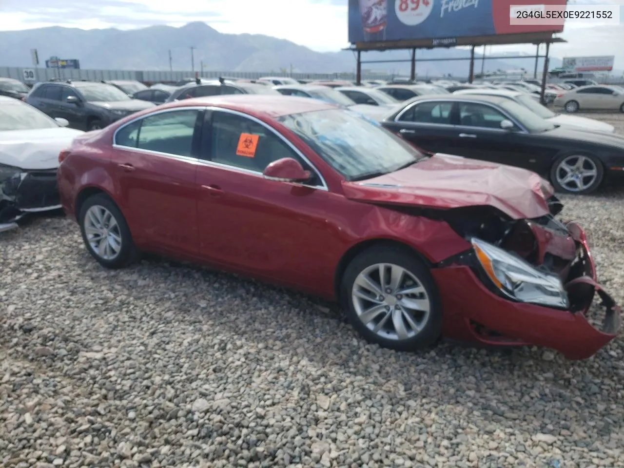 2014 Buick Regal VIN: 2G4GL5EX0E9221552 Lot: 60675714