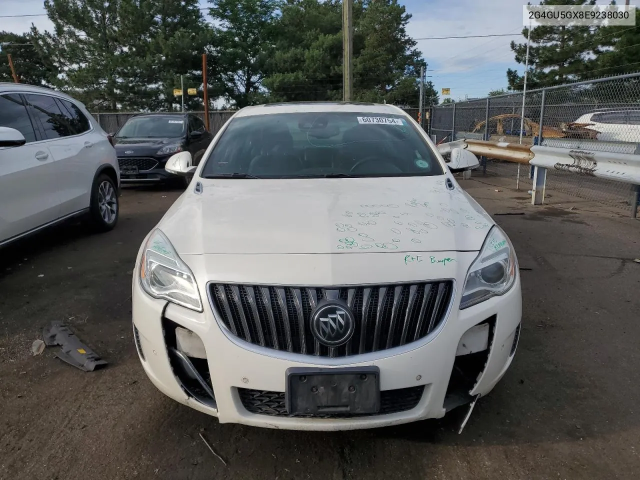 2014 Buick Regal Gs VIN: 2G4GU5GX8E9238030 Lot: 60730754