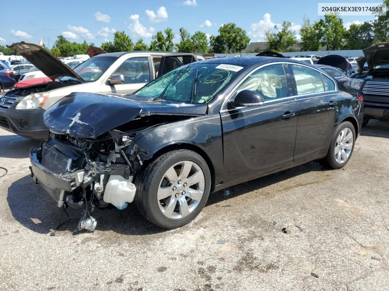 2014 Buick Regal VIN: 2G4GK5EX3E9174553 Lot: 63346964