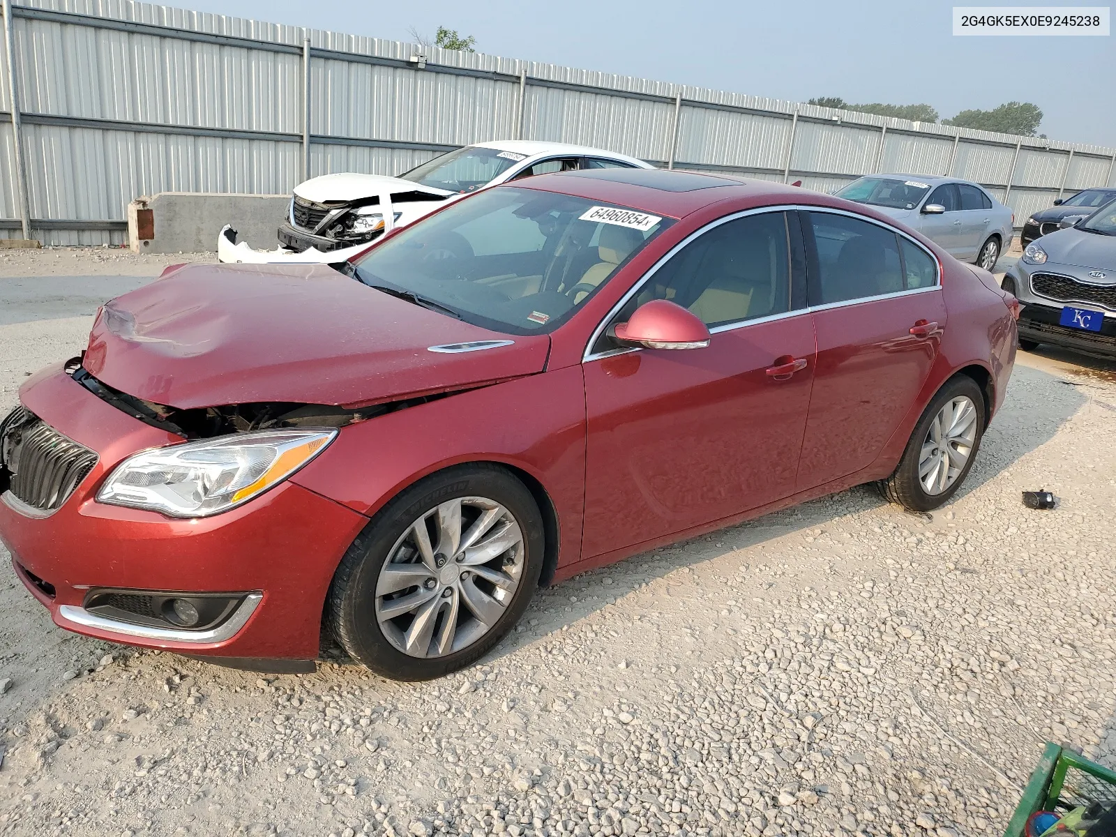 2G4GK5EX0E9245238 2014 Buick Regal