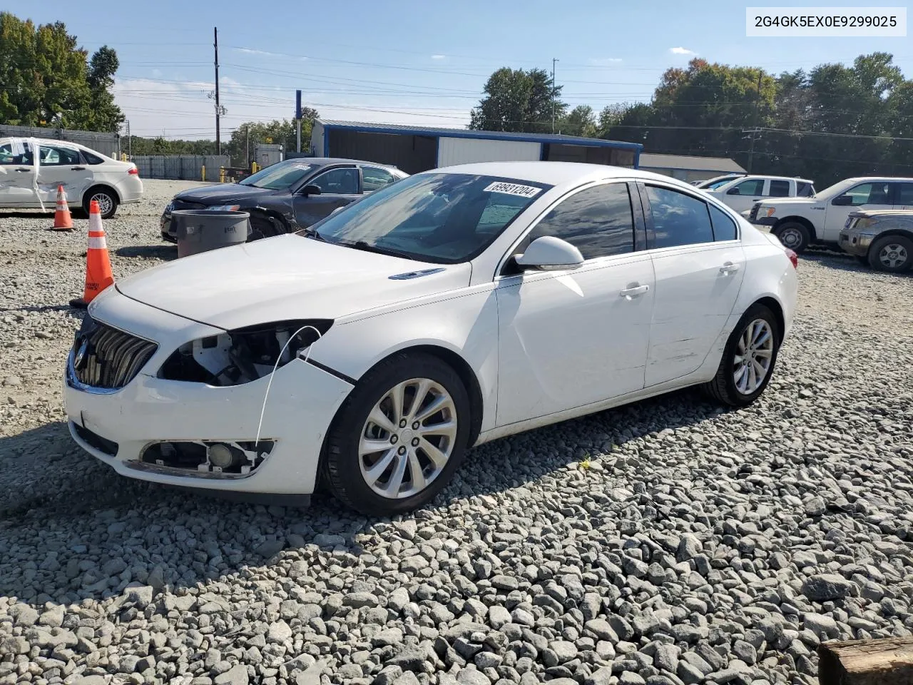 2014 Buick Regal VIN: 2G4GK5EX0E9299025 Lot: 69931204