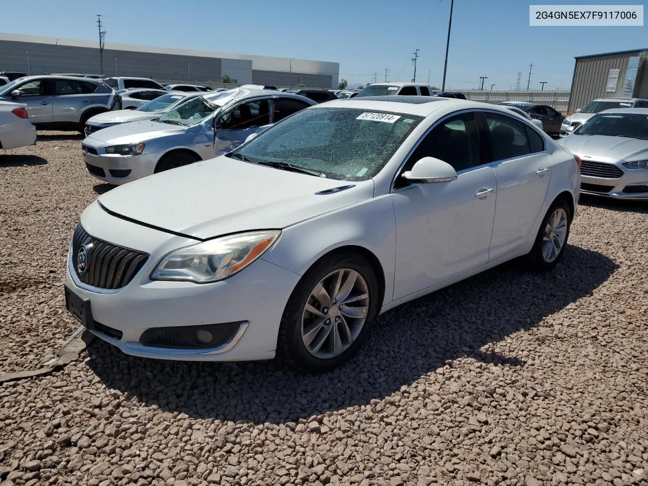 2015 Buick Regal Premium VIN: 2G4GN5EX7F9117006 Lot: 57120914