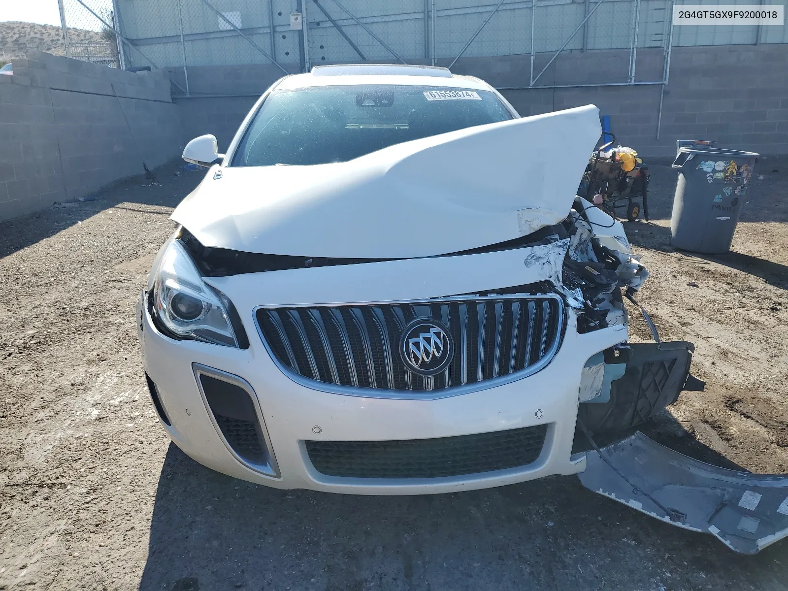 2G4GT5GX9F9200018 2015 Buick Regal Gs