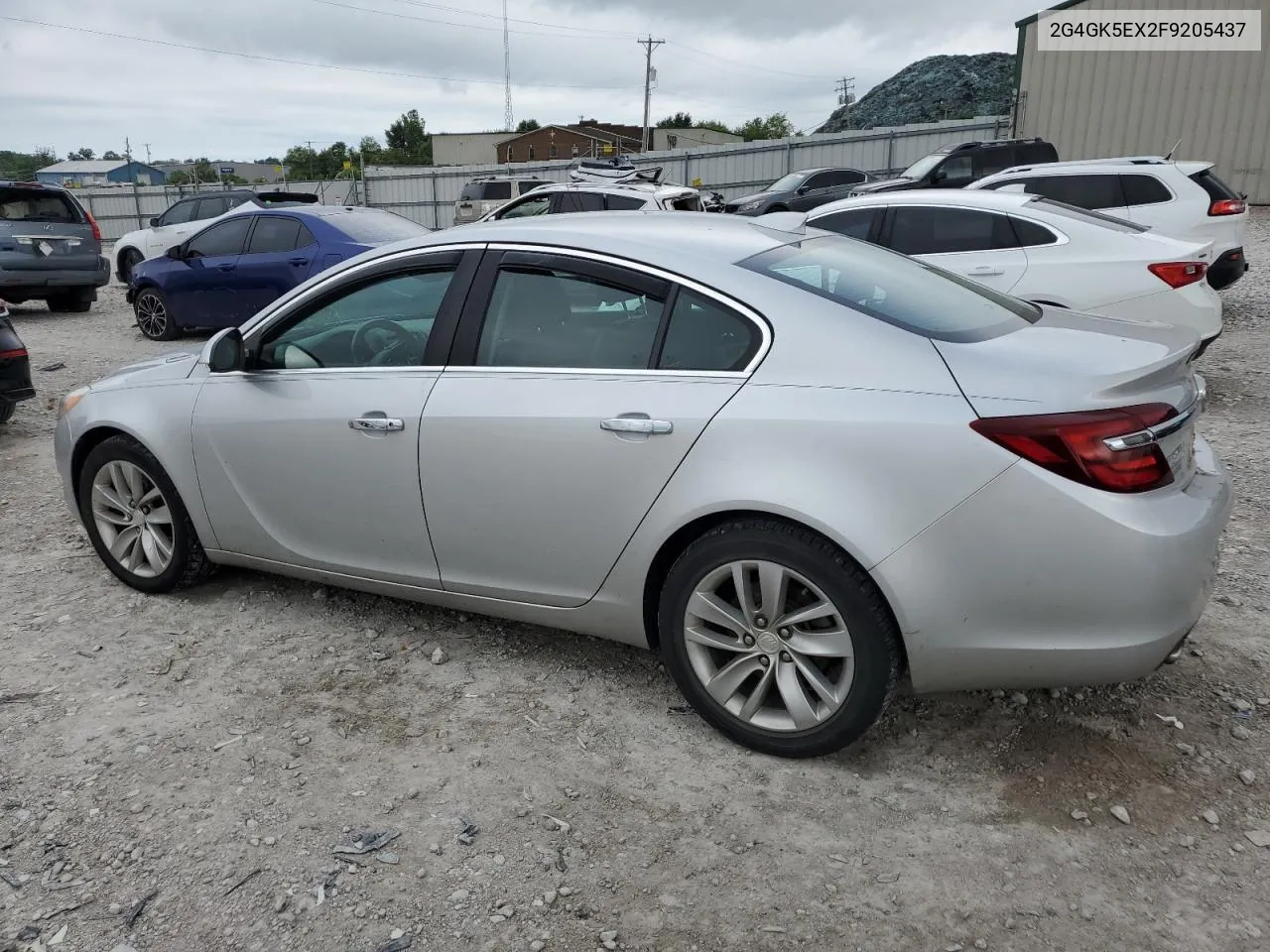 2015 Buick Regal VIN: 2G4GK5EX2F9205437 Lot: 63272264