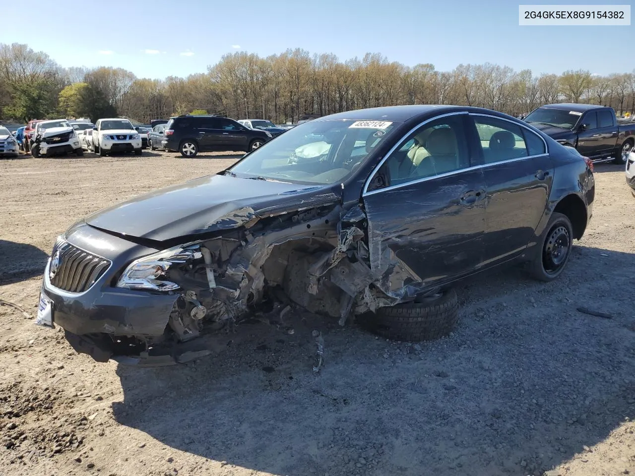 2016 Buick Regal VIN: 2G4GK5EX8G9154382 Lot: 48362124