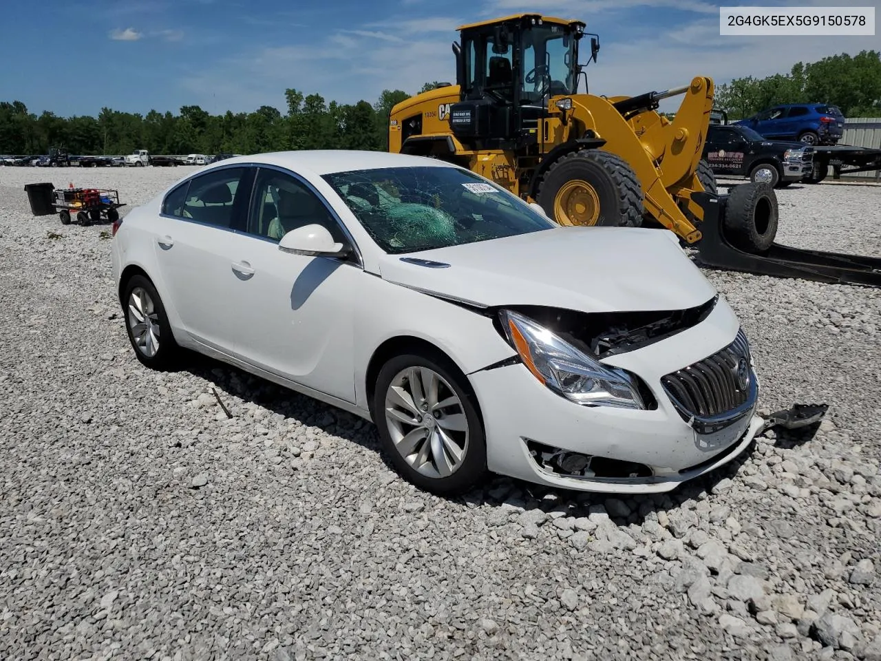 2016 Buick Regal VIN: 2G4GK5EX5G9150578 Lot: 56108754