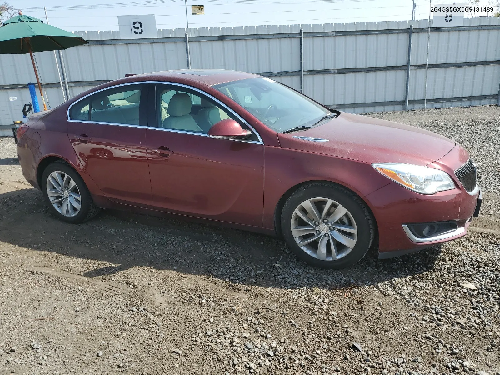 2G4GS5GX0G9181489 2016 Buick Regal Premium