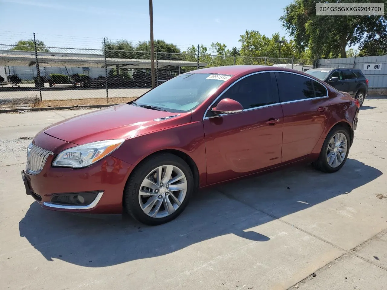 2016 Buick Regal Premium VIN: 2G4GS5GXXG9204700 Lot: 59661314