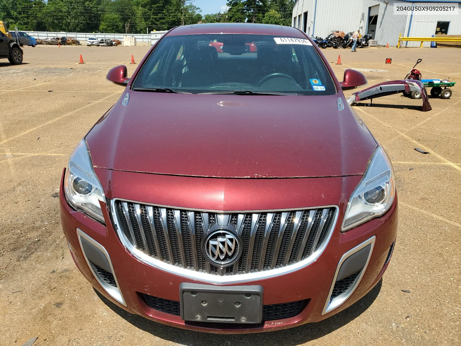 2016 Buick Regal Gs VIN: 2G4GU5GX9G9205217 Lot: 61147934