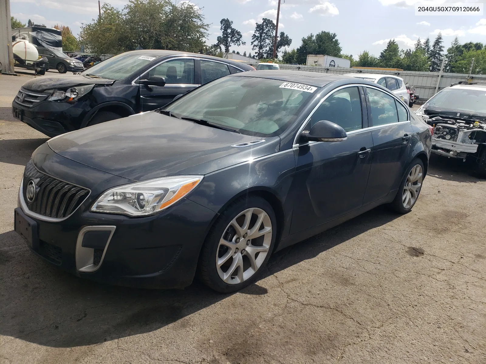 2016 Buick Regal Gs VIN: 2G4GU5GX7G9120666 Lot: 67074934