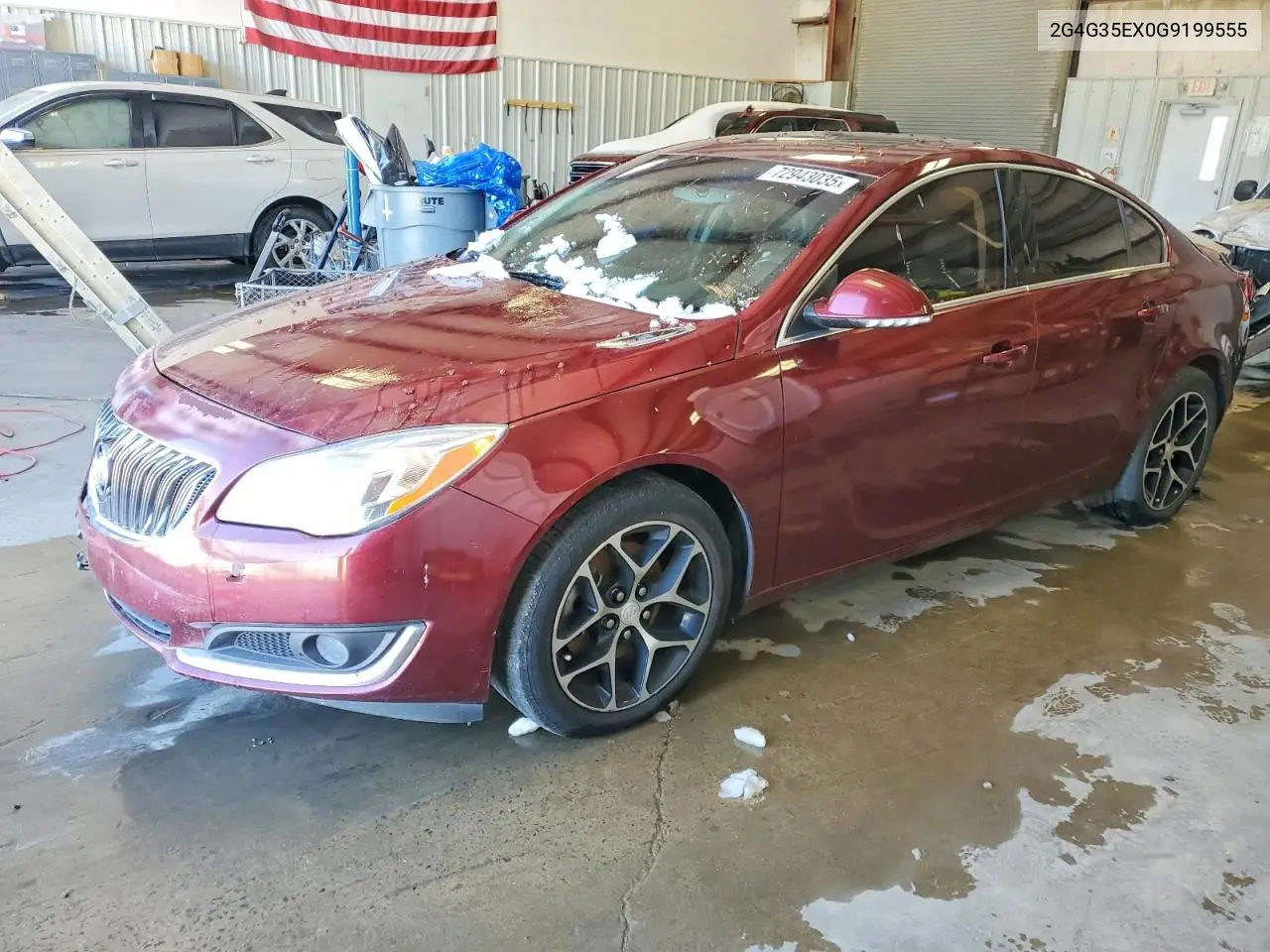 2G4G35EX0G9199555 2016 Buick Regal Sport Touring