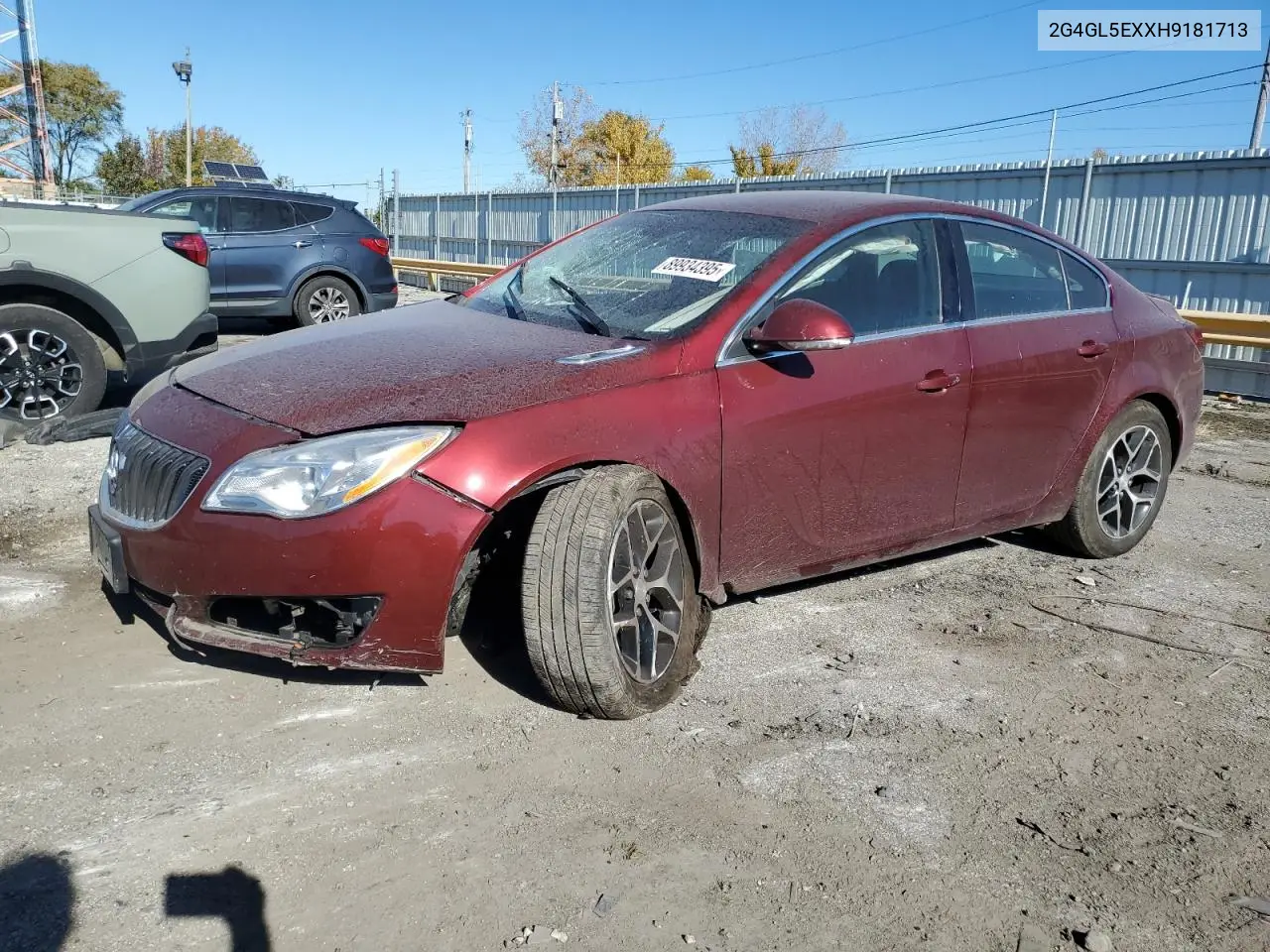 2G4GL5EXXH9181713 2017 Buick Regal Sport Touring