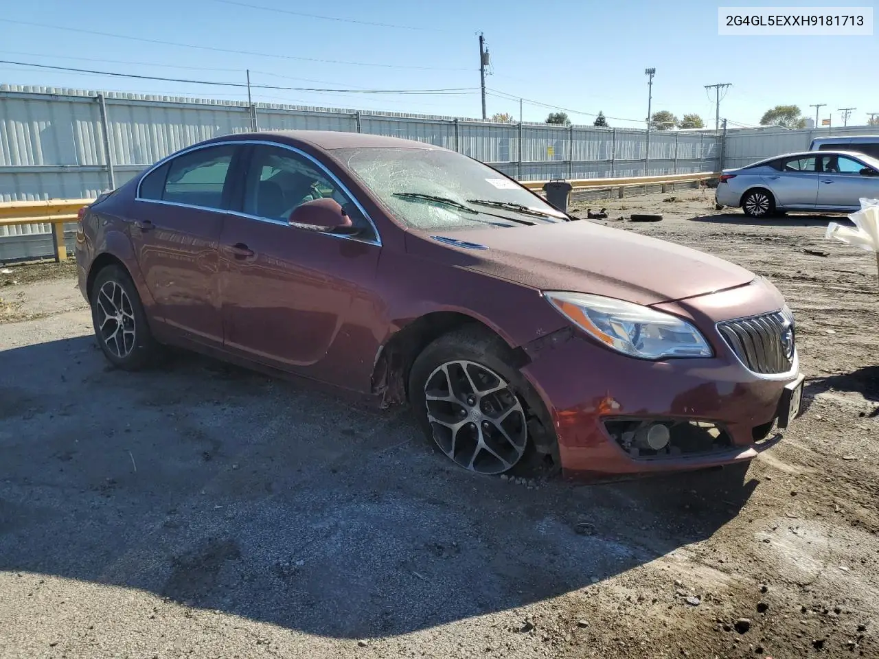 2G4GL5EXXH9181713 2017 Buick Regal Sport Touring