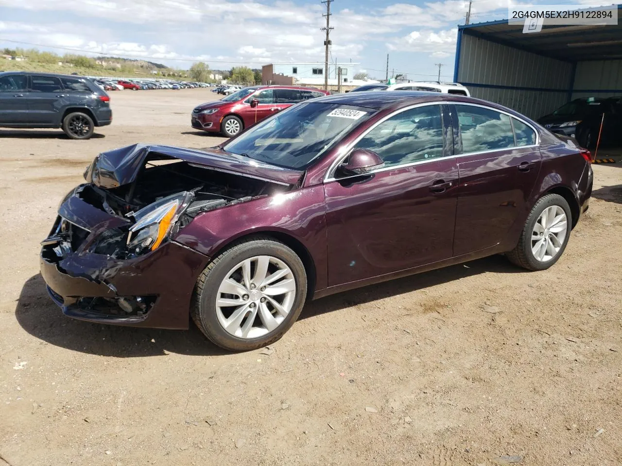 2017 Buick Regal VIN: 2G4GM5EX2H9122894 Lot: 52940524