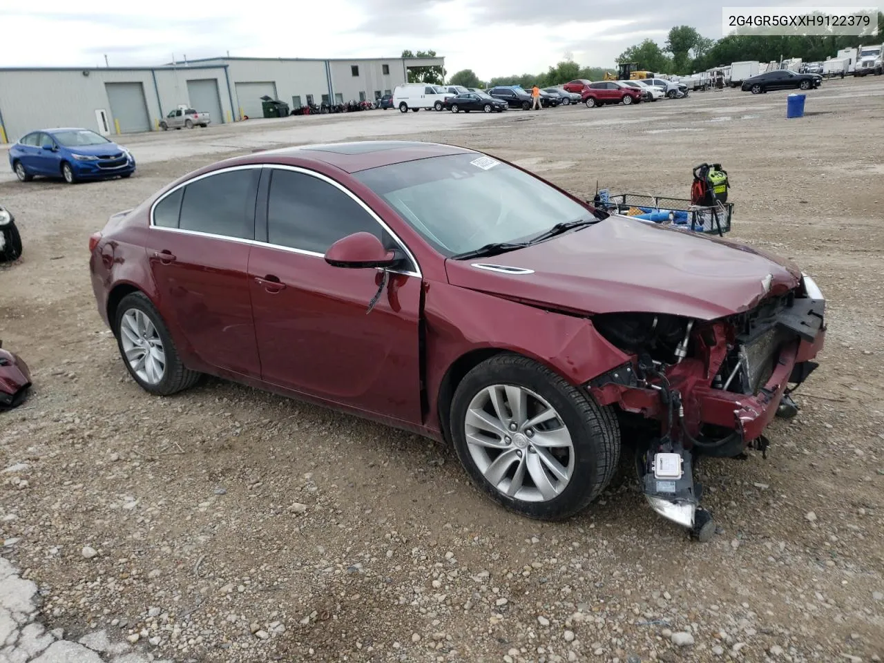 2017 Buick Regal Premium VIN: 2G4GR5GXXH9122379 Lot: 53909254