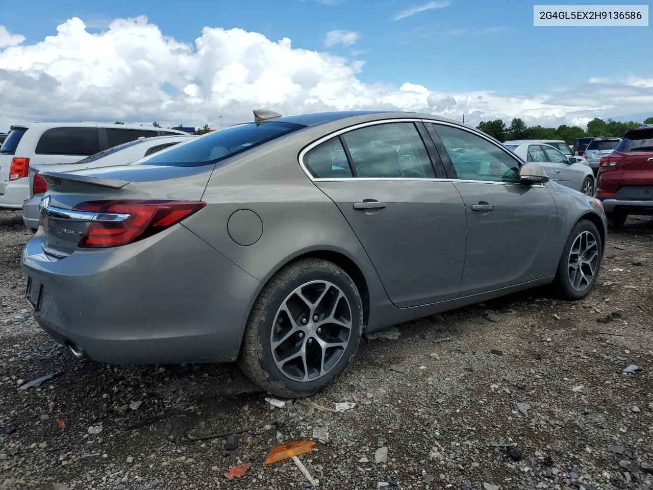 2017 Buick Regal Sport Touring VIN: 2G4GL5EX2H9136586 Lot: 55809264