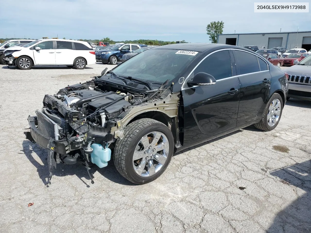 2017 Buick Regal Sport Touring VIN: 2G4GL5EX9H9173988 Lot: 58622374