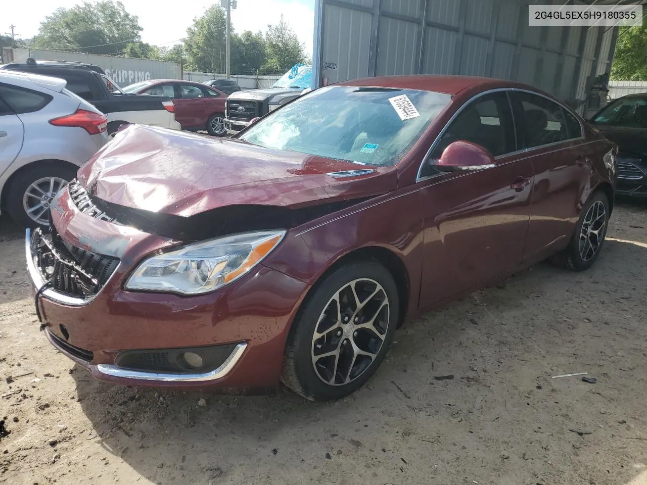 2G4GL5EX5H9180355 2017 Buick Regal Sport Touring