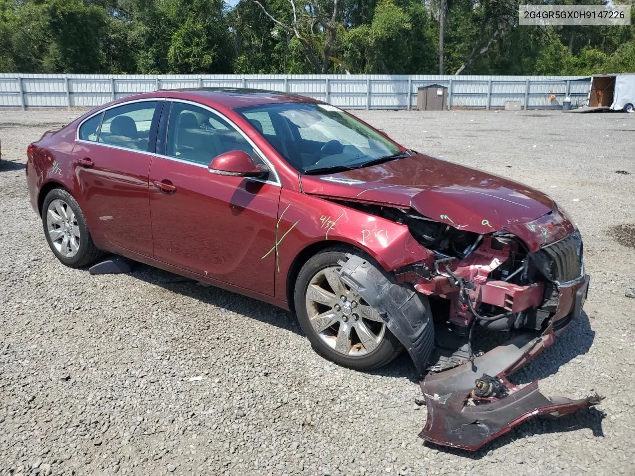 2017 Buick Regal Premium VIN: 2G4GR5GX0H9147226 Lot: 72507684