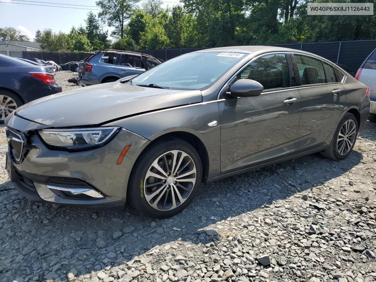 2018 Buick Regal Essence VIN: W04GP6SX8J1126443 Lot: 61734514