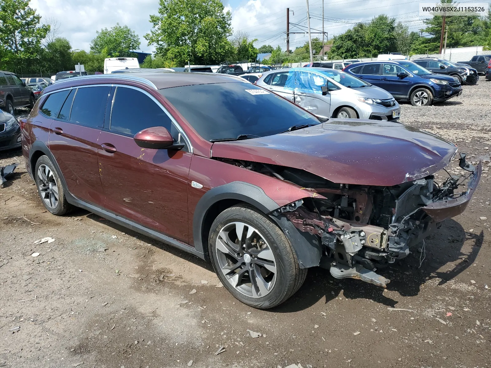 2018 Buick Regal Tourx Essence VIN: W04GV8SX2J1153526 Lot: 67044334