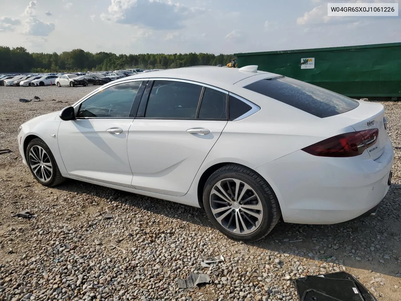 2018 Buick Regal Essence VIN: W04GR6SX0J1061226 Lot: 70495404