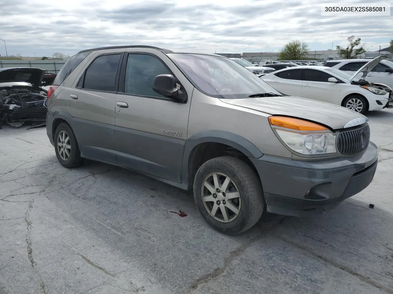 2002 Buick Rendezvous Cx VIN: 3G5DA03EX2S585081 Lot: 48457604