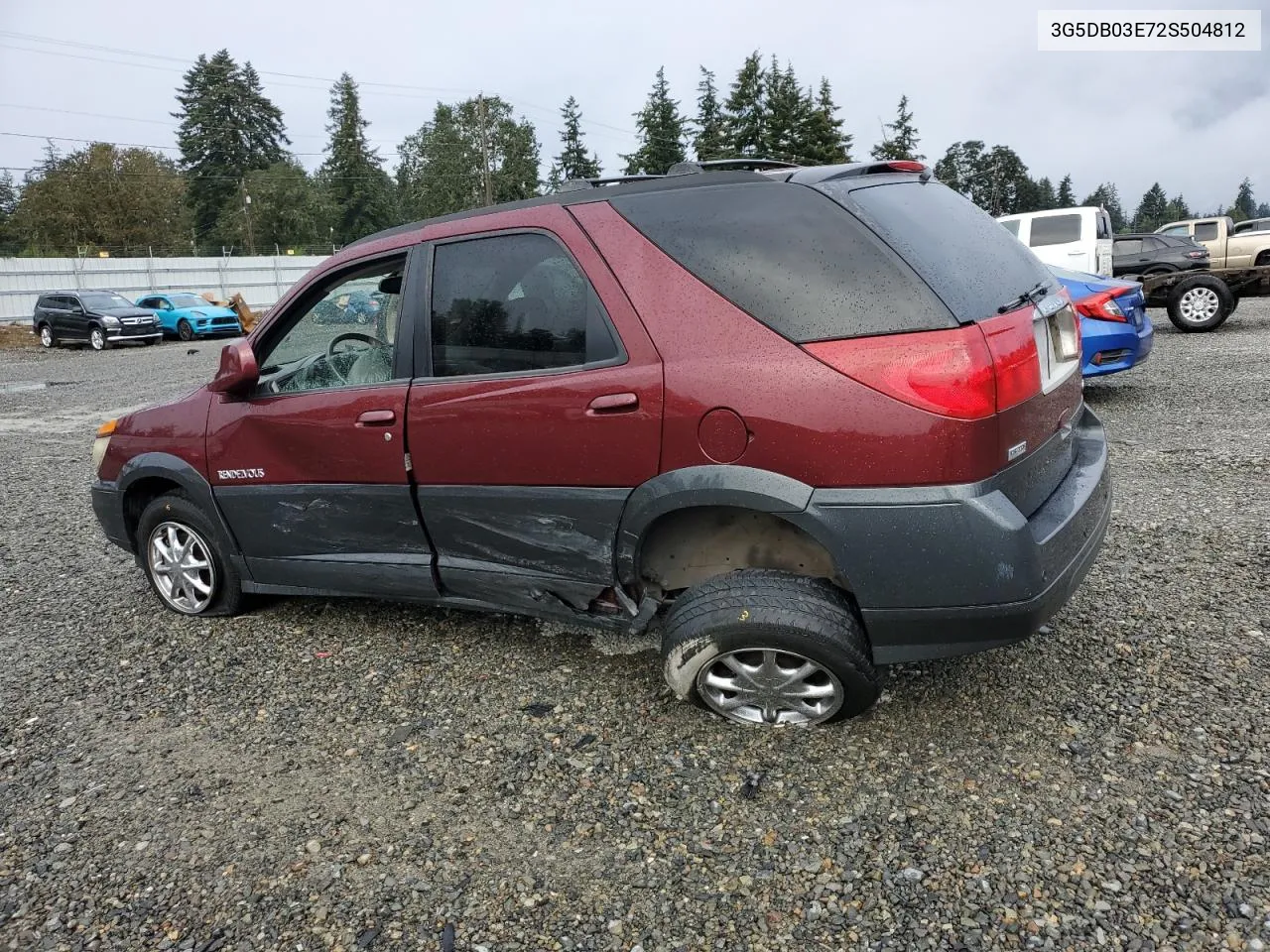 2002 Buick Rendezvous Cx VIN: 3G5DB03E72S504812 Lot: 71119264