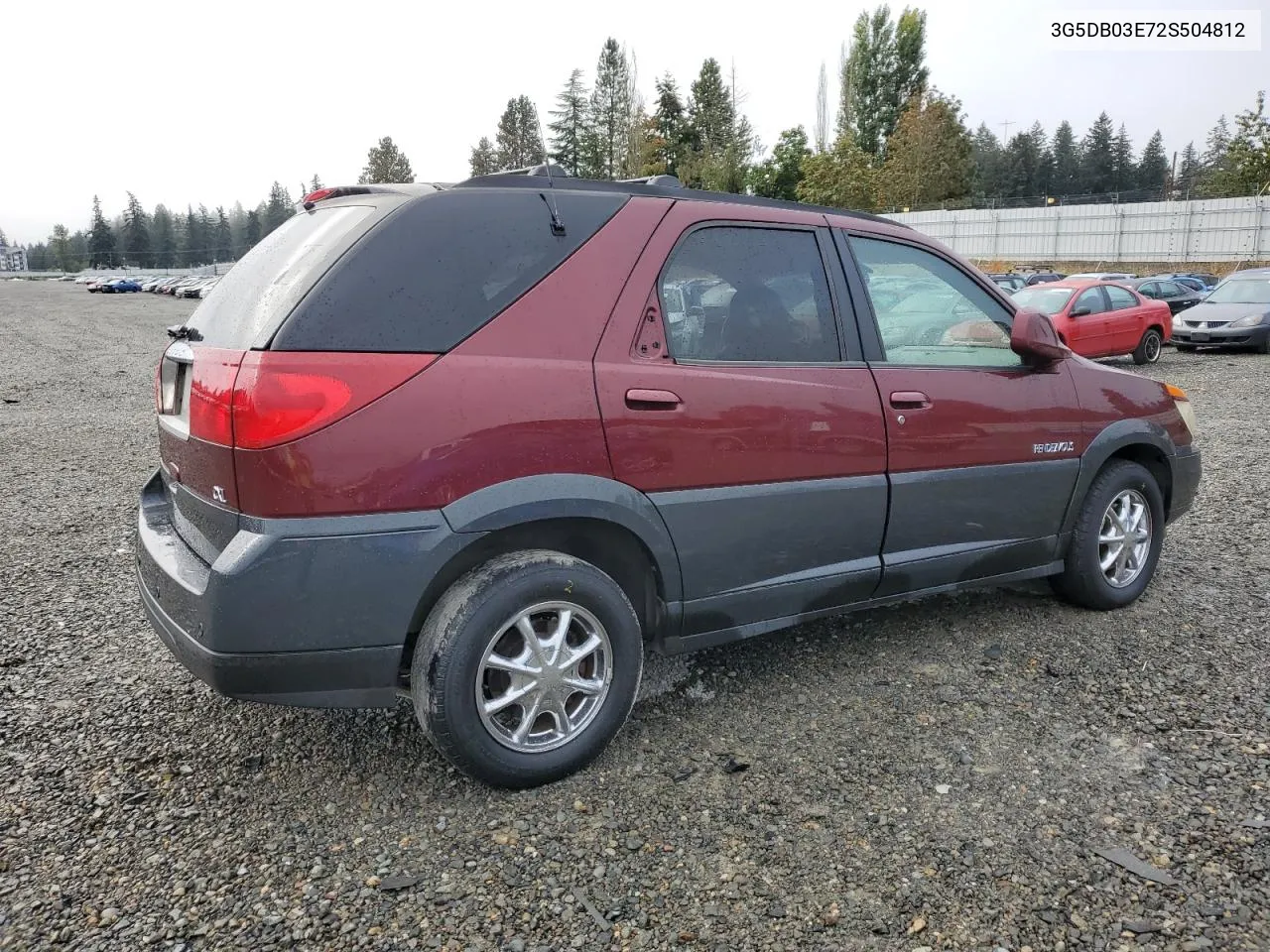 2002 Buick Rendezvous Cx VIN: 3G5DB03E72S504812 Lot: 71119264