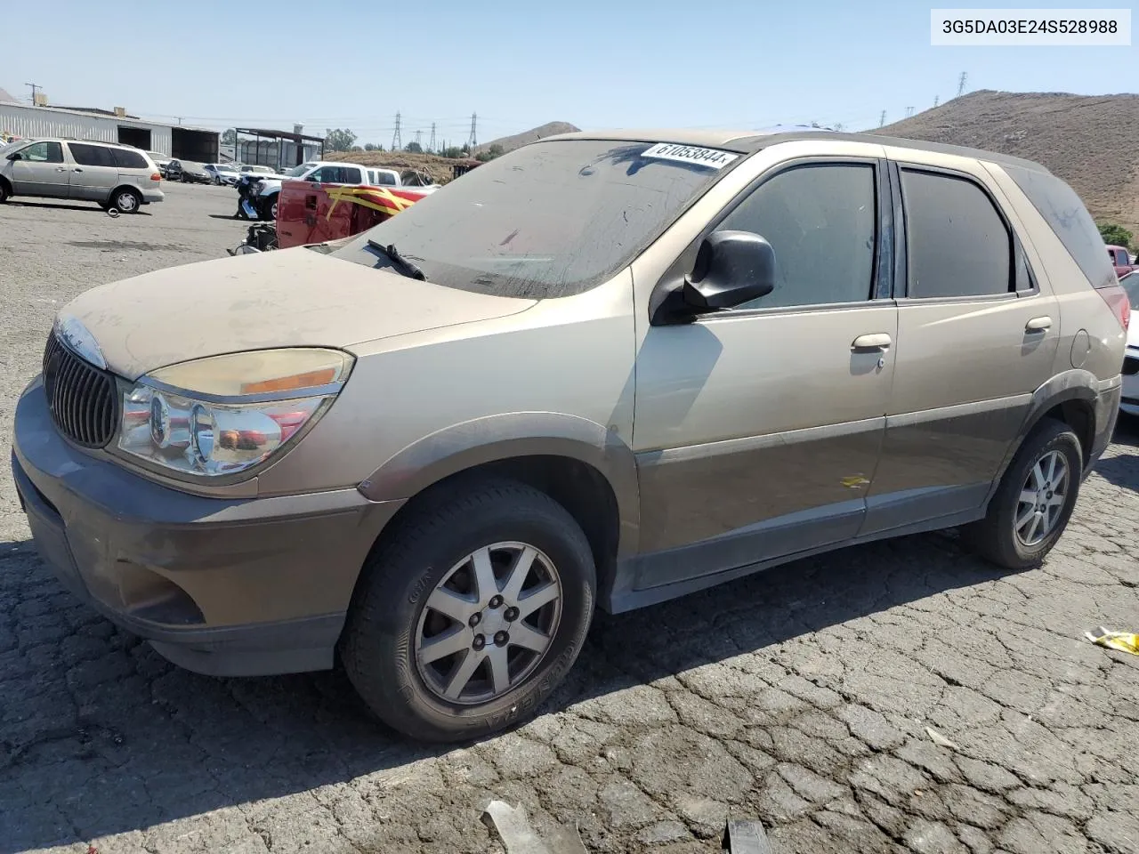 2004 Buick Rendezvous Cx VIN: 3G5DA03E24S528988 Lot: 61053844