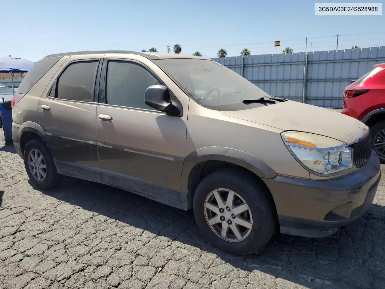 2004 Buick Rendezvous Cx VIN: 3G5DA03E24S528988 Lot: 61053844