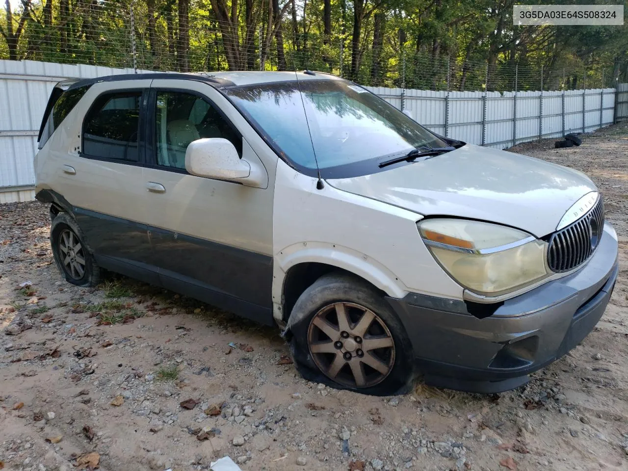 2004 Buick Rendezvous Cx VIN: 3G5DA03E64S508324 Lot: 70607434