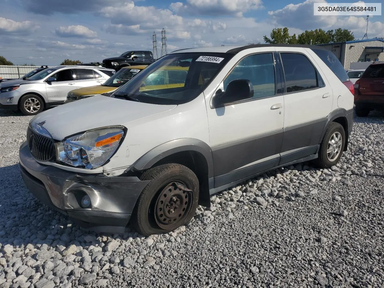 2004 Buick Rendezvous Cx VIN: 3G5DA03E64S584481 Lot: 72186994